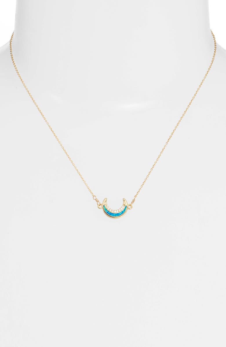 Set & Stones Saylor Moon Pendant Necklace, Alternate, color, 