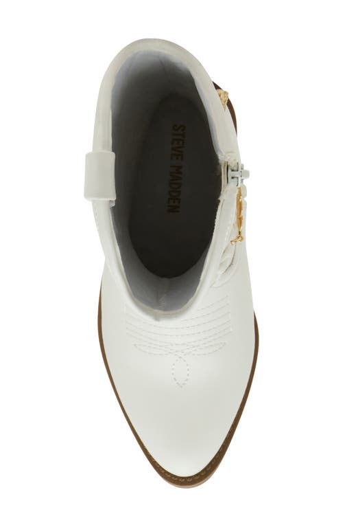 Steve Madden Girls' Jleana Cowboy Boots - Toddler, Little Kid, Big Kid In White
