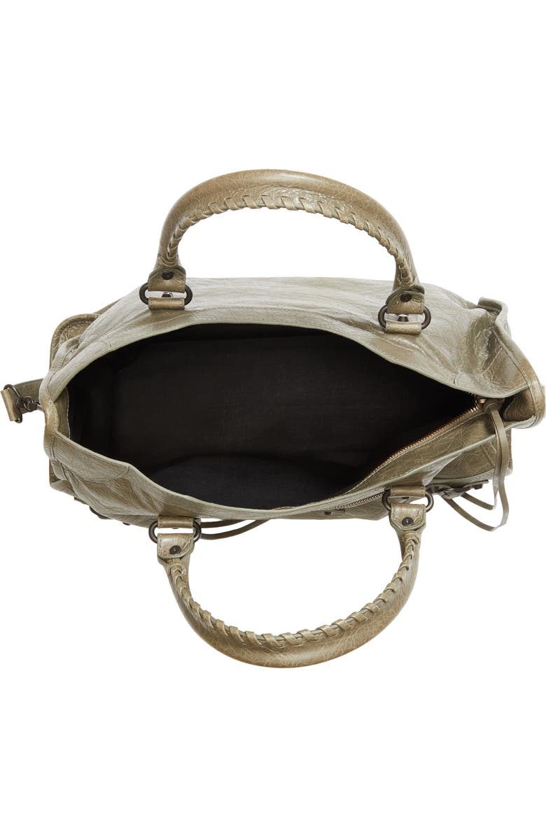Balenciaga Medium Le City Leather Handbag, Alternate, color,