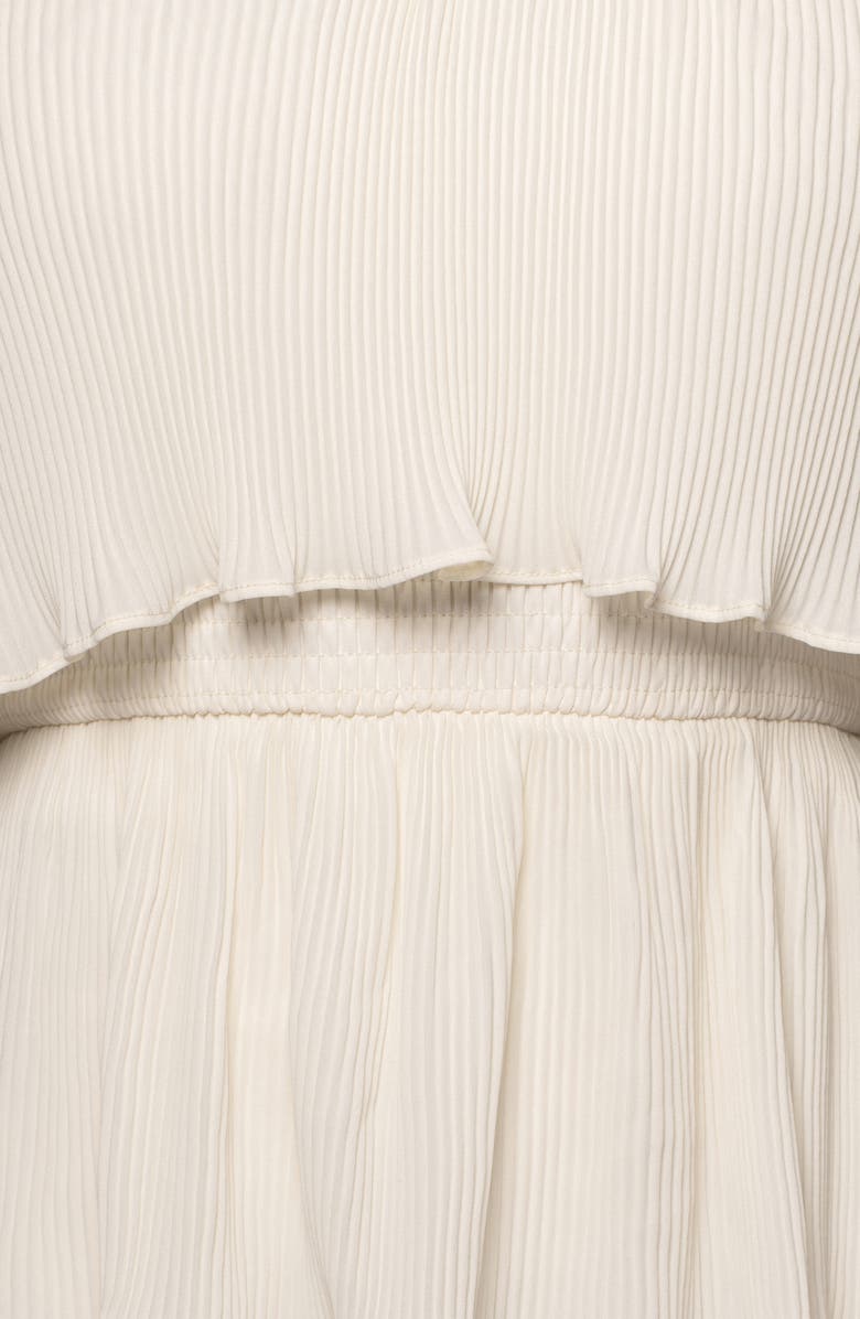 JLUXLABEL Casablanca Stapless Tiered Ruffle Dress, Alternate, color, Ivory