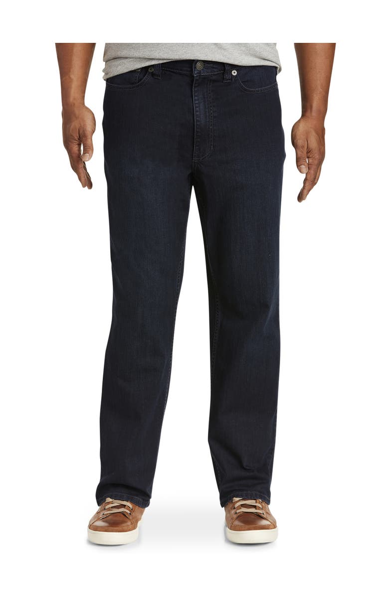 True Nation by DXL Dane Blue Relaxed-Fit Stretch Jeans, Main, color, Dane Blue Eco