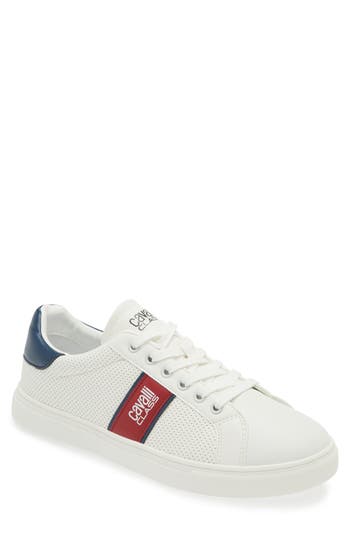 Roberto Cavalli Cavalli Class Low Top Sneaker In White