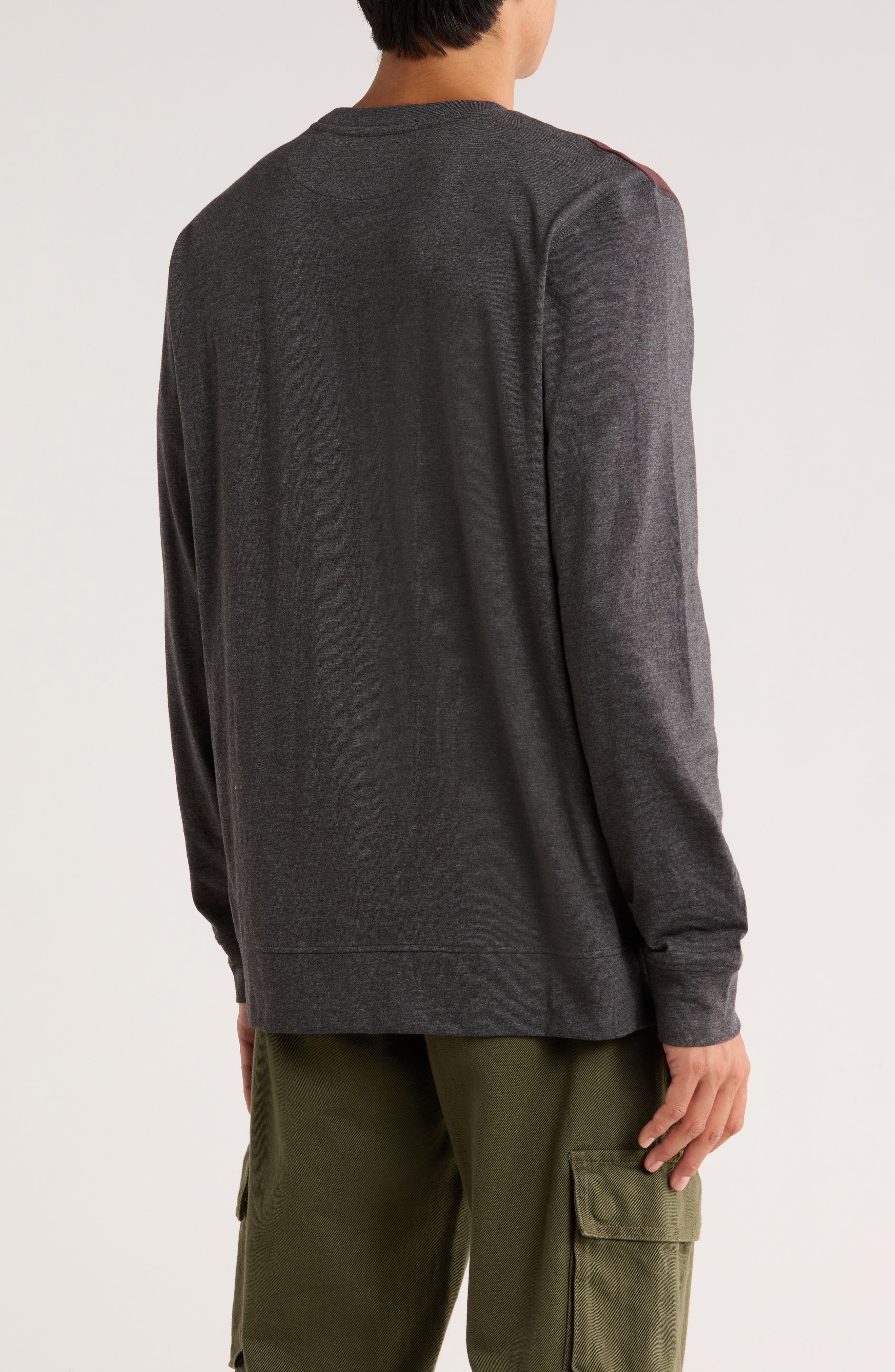 Heathered Long Sleeve T-Shirt - image 3