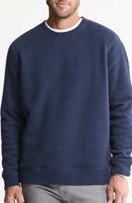 JACHS Faux Fur Lined Crewneck Sweater
