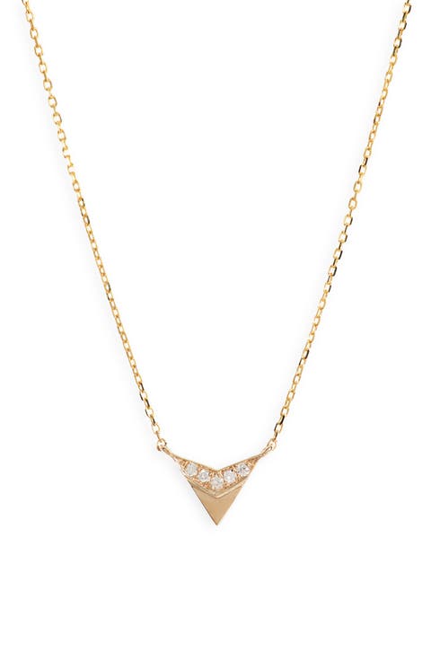 Emily Sarah Diamond Arrow Necklace