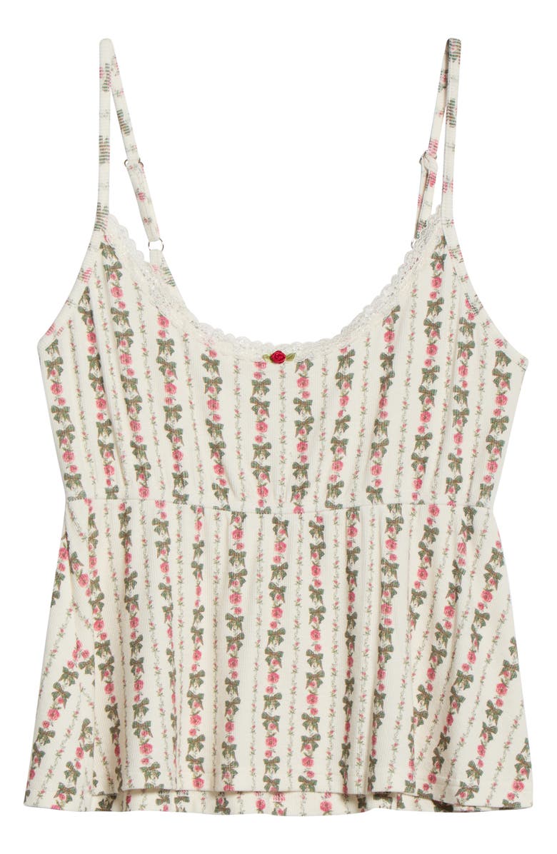 KILO BRAVA Print Pajama Camisole, Alternate, color, Heirloom Rose