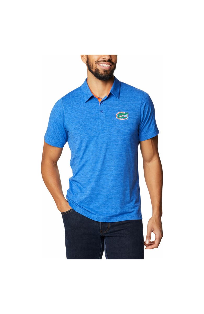 Columbia Men's Columbia Royal Florida Gators Tech Trail Omni-Shade Polo, Alternate, color,