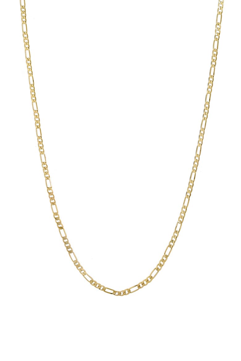 Men's Figaro Necklace & Bracelet Set, Alternate, color, GOLD