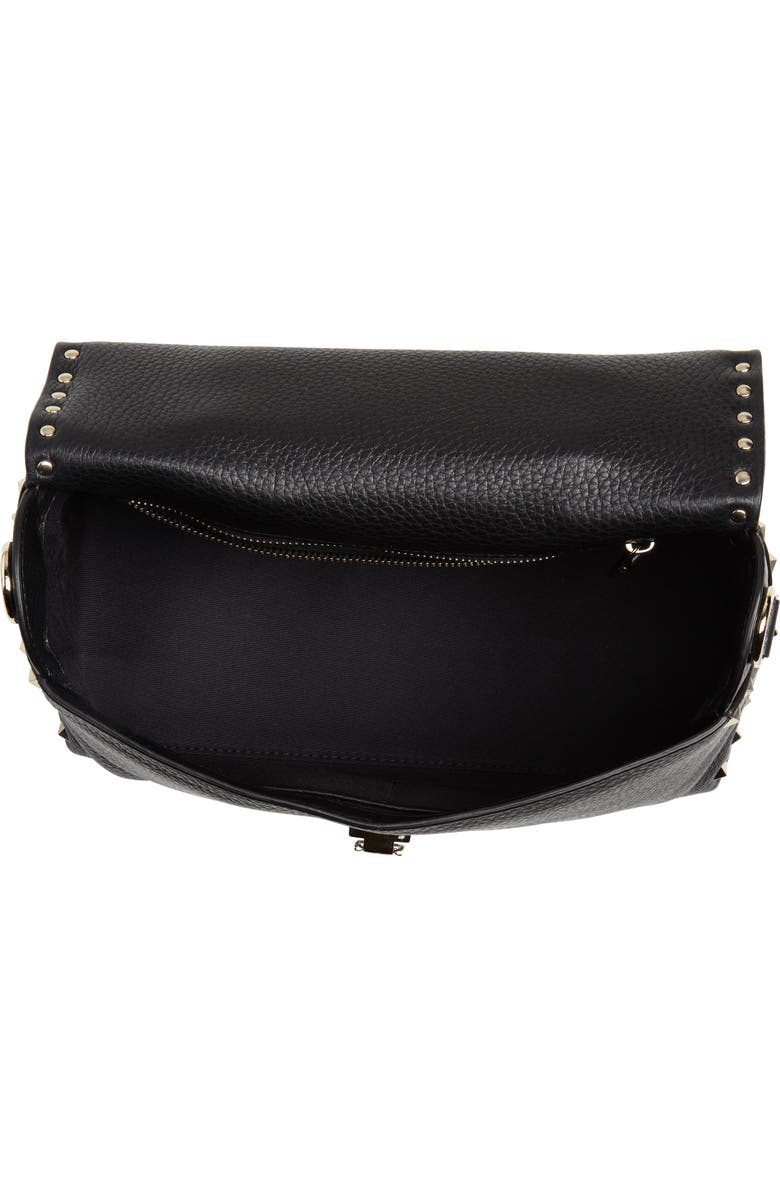 Valentino Garavani Rockstud Leather Top Handle Bag, Alternate, color,