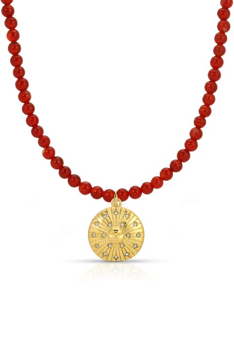 Red Sun Necklace