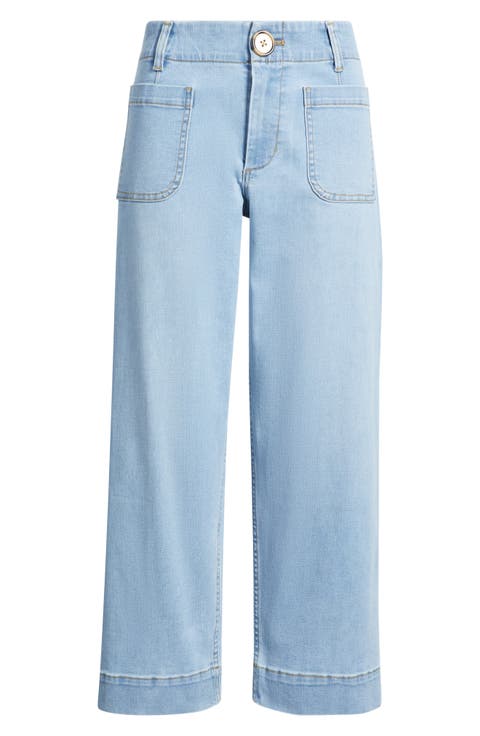 Soho Patch Pocket Straight Leg Jeans