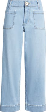 CITY BLUES Soho Patch Pocket Straight Leg Jeans