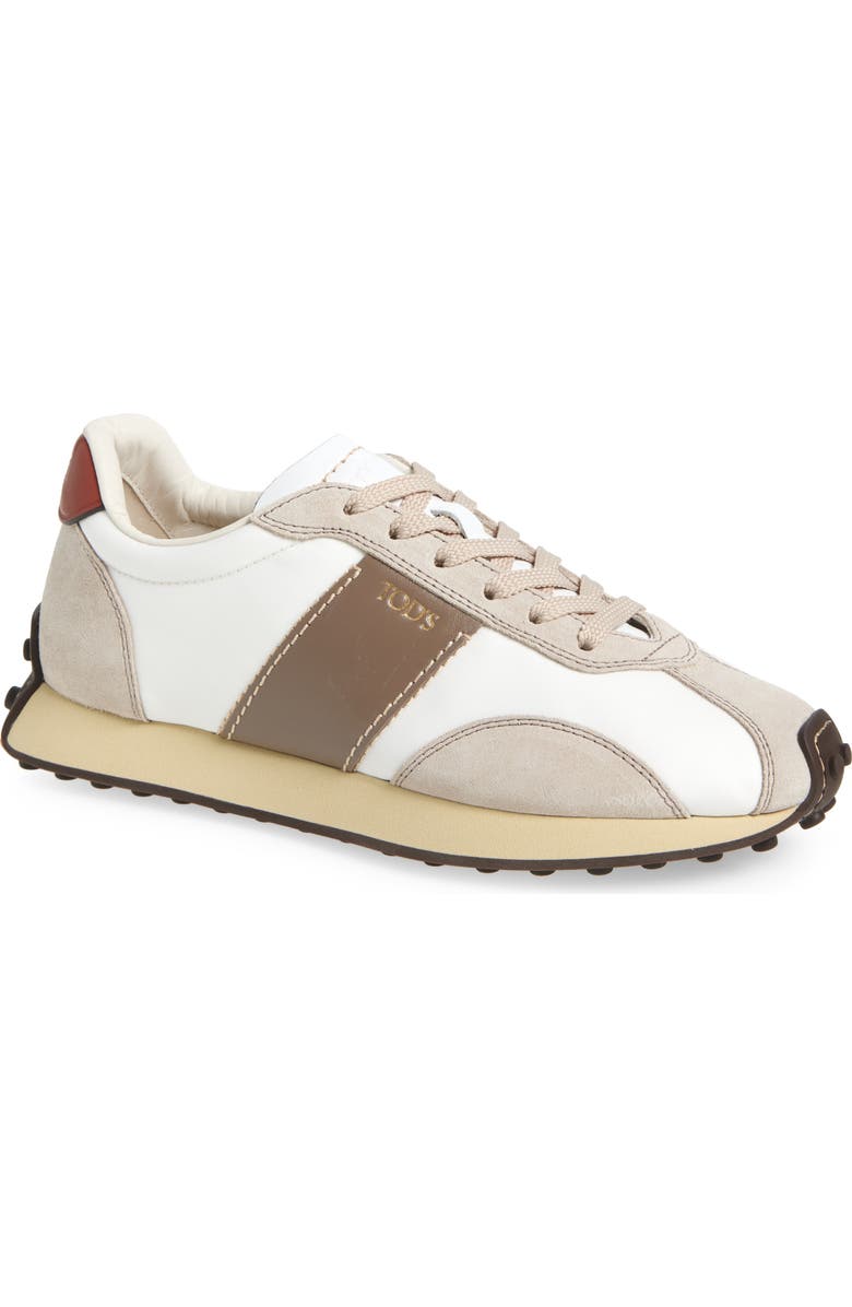 Tod's Sportivo Colorblock Sneaker, Main, color, Mastice/ Argilla/ Bruciato Sc
