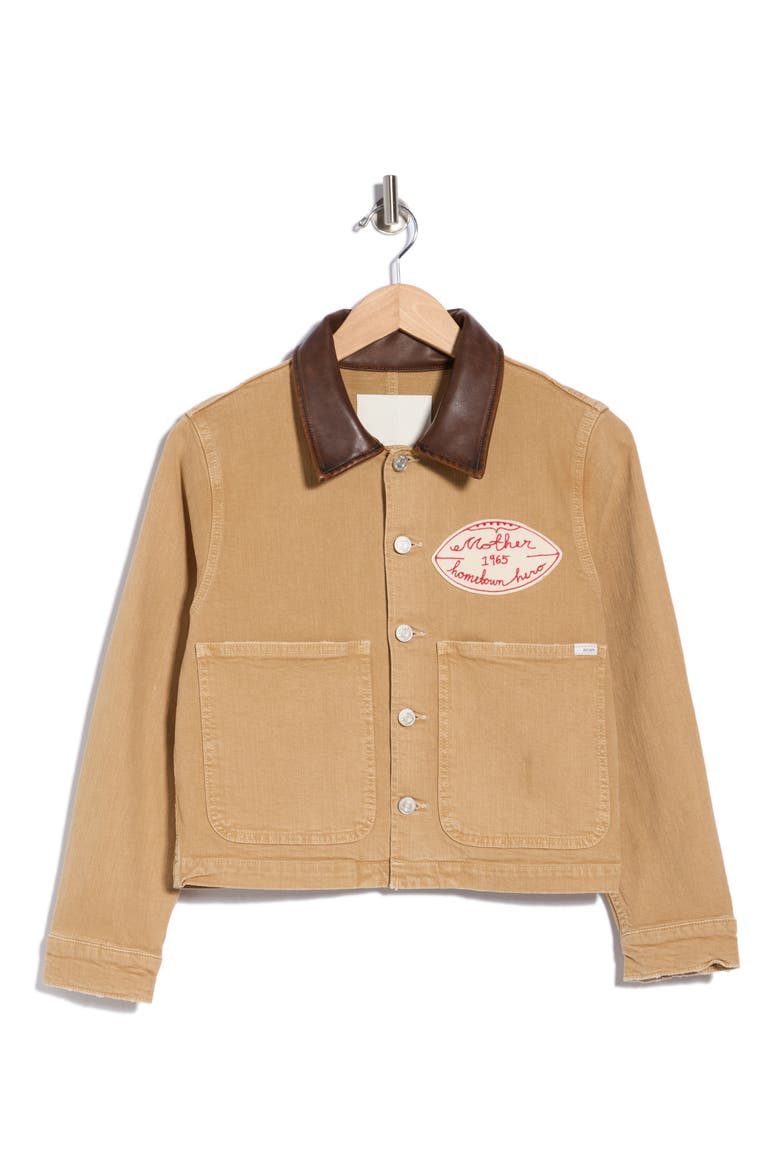 The Workwear Shorty Jacket, Main, color, DEVIL DOESNT CARE WHOLE WHEAT