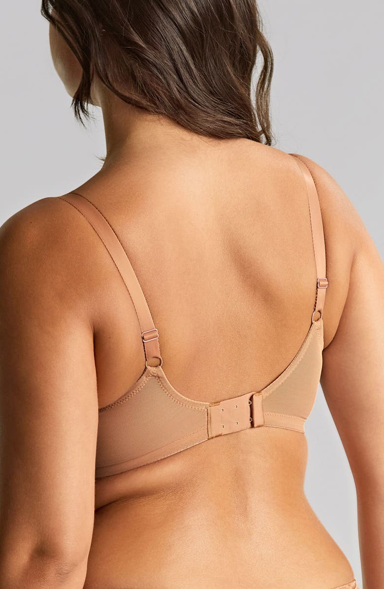 Panache Envy Underwire Stretch Lace Side Support Bra, Alternate, color, Honey