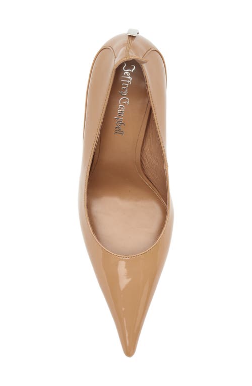 Jeffrey Campbell Freak Out Pointed Toe Pump In Brown