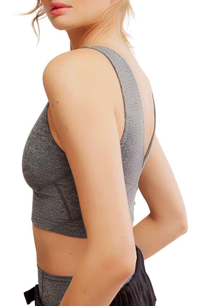 FP Movement Never Better Heather Crop Top, Alternate, color, BLACK HEATHER