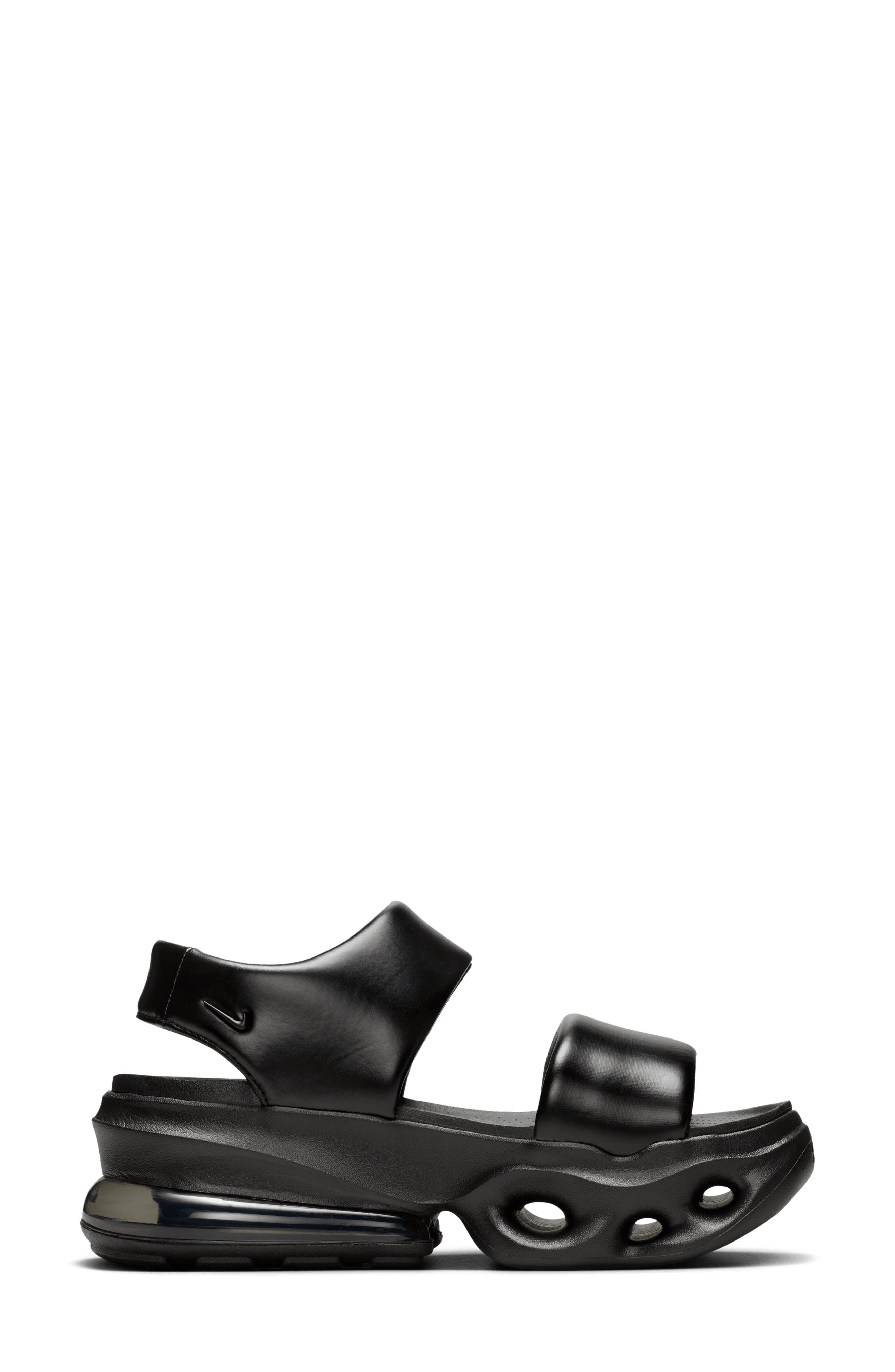 Air Max Halo Platform Sandal, Alternate, color, BLACK/ ANTHRACITE/ BLACK