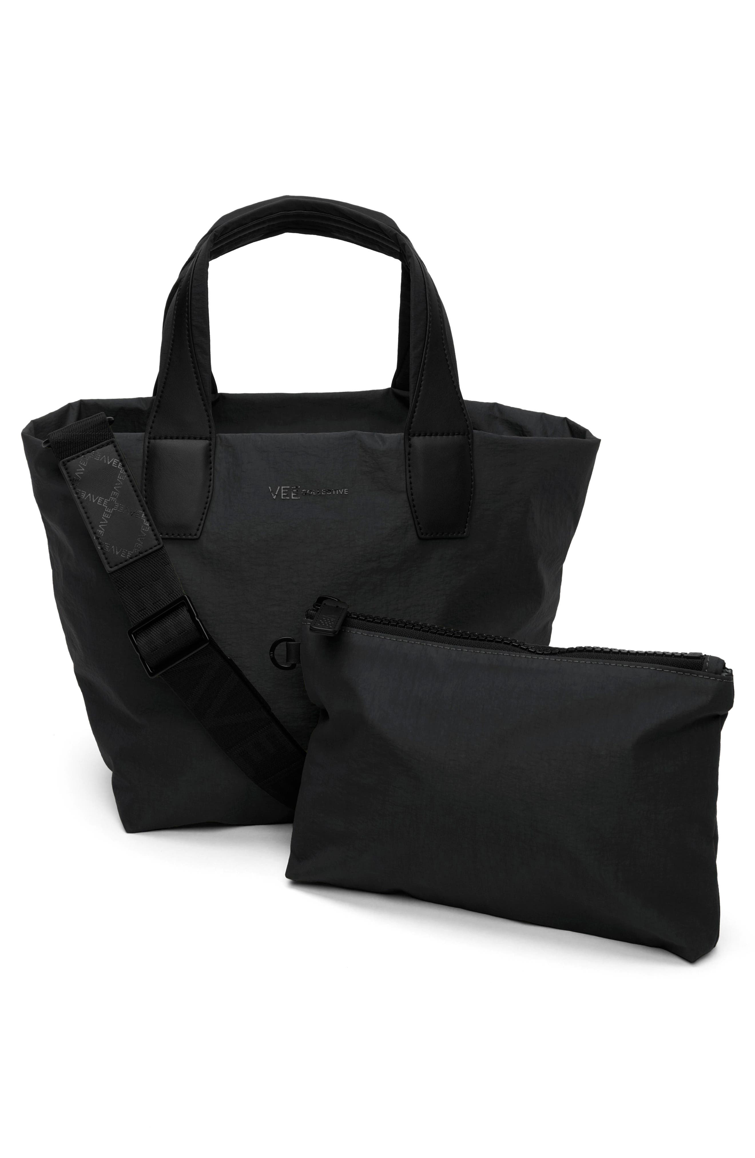 VeeCollective Small Porter Essence Tote, Alternate, color, Black Paper
