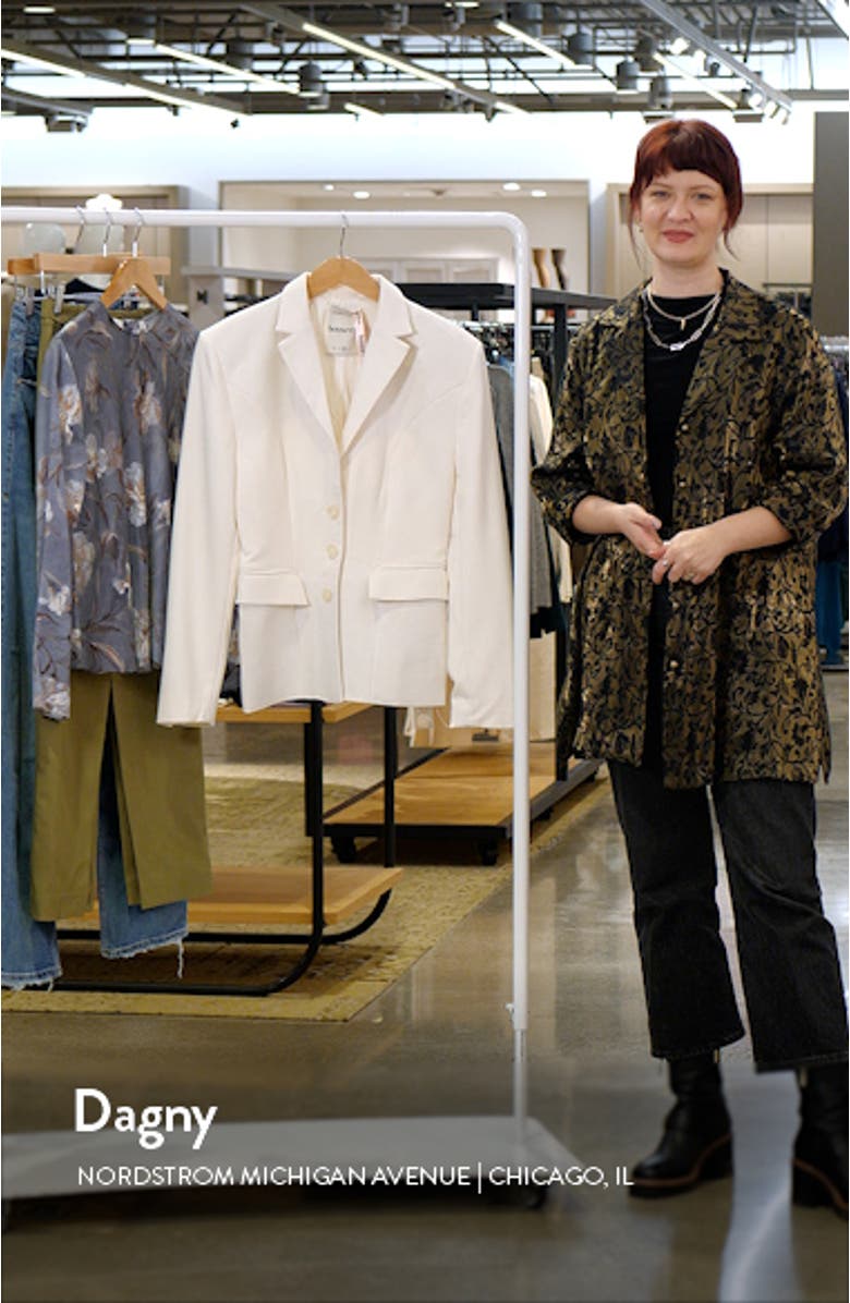 Sariah Stretch Twill Blazer, sales video thumbnail