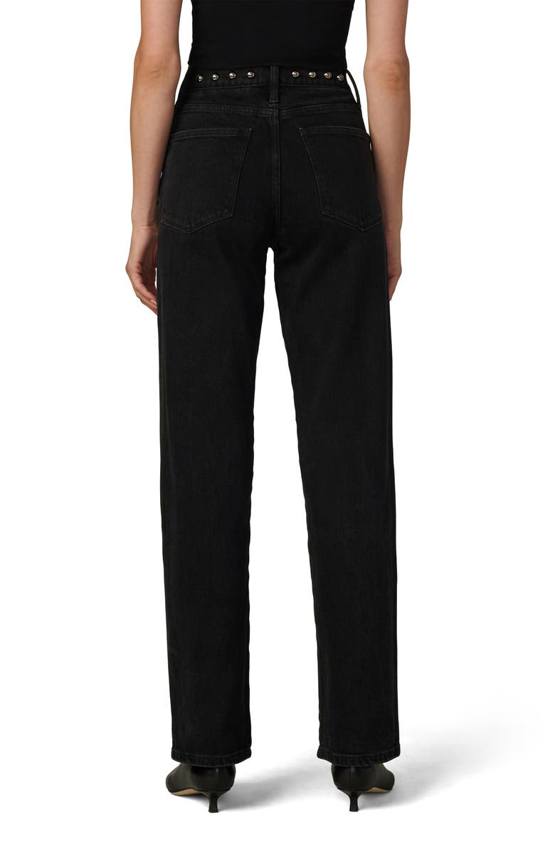 Joe's Jeans The Margot Studded High Waist Straight Leg Jeans, Alternate, color, Chic Shadow