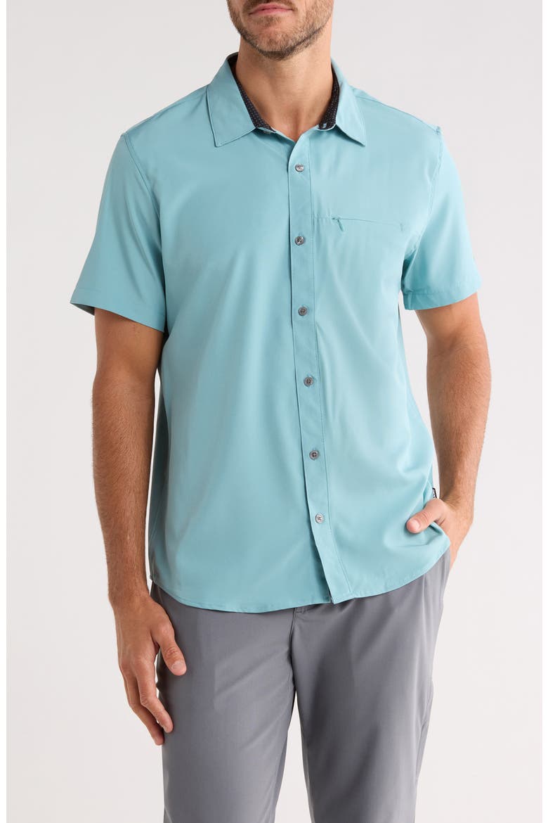 Lenox Tech Shirt, Main, color, CAMEO BLUE