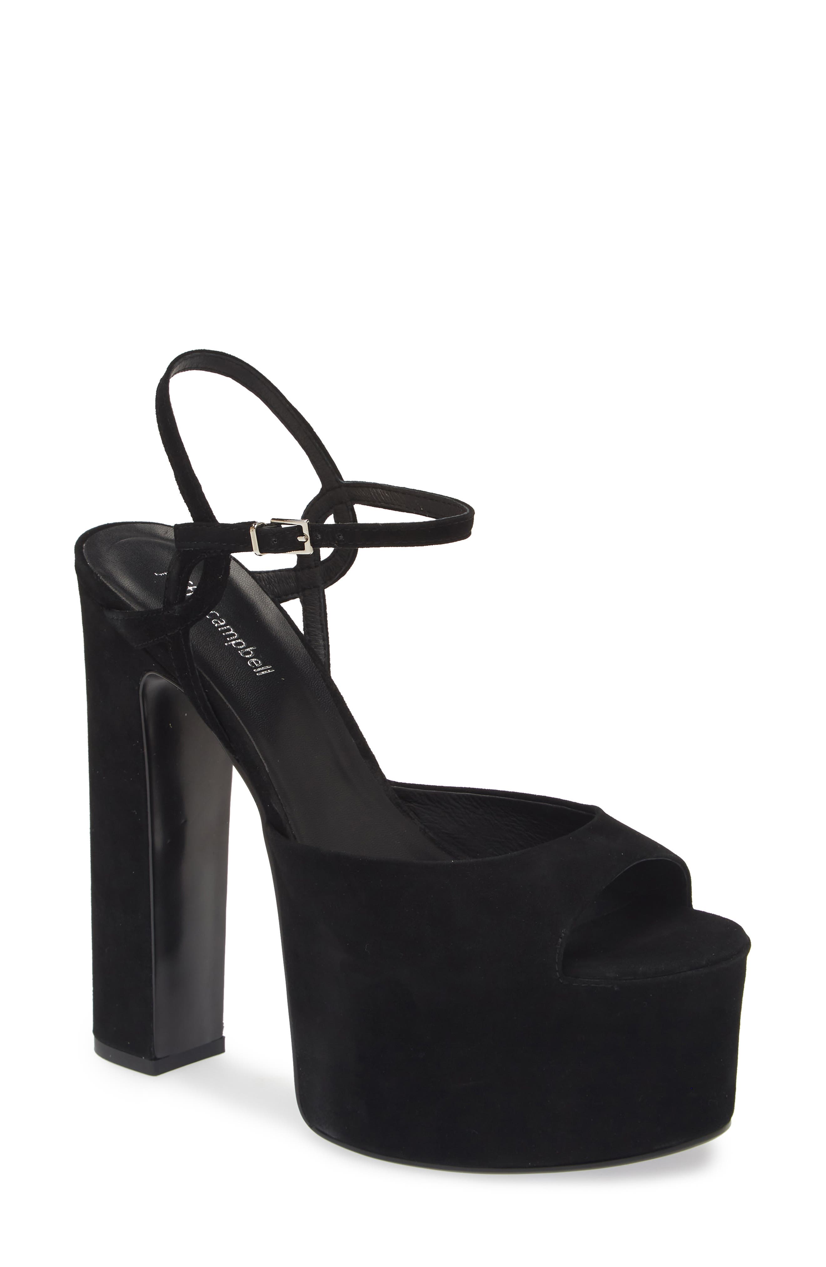 Jeffrey Campbell Ever Last Ankle Strap Platform Sandal, Main, color, 