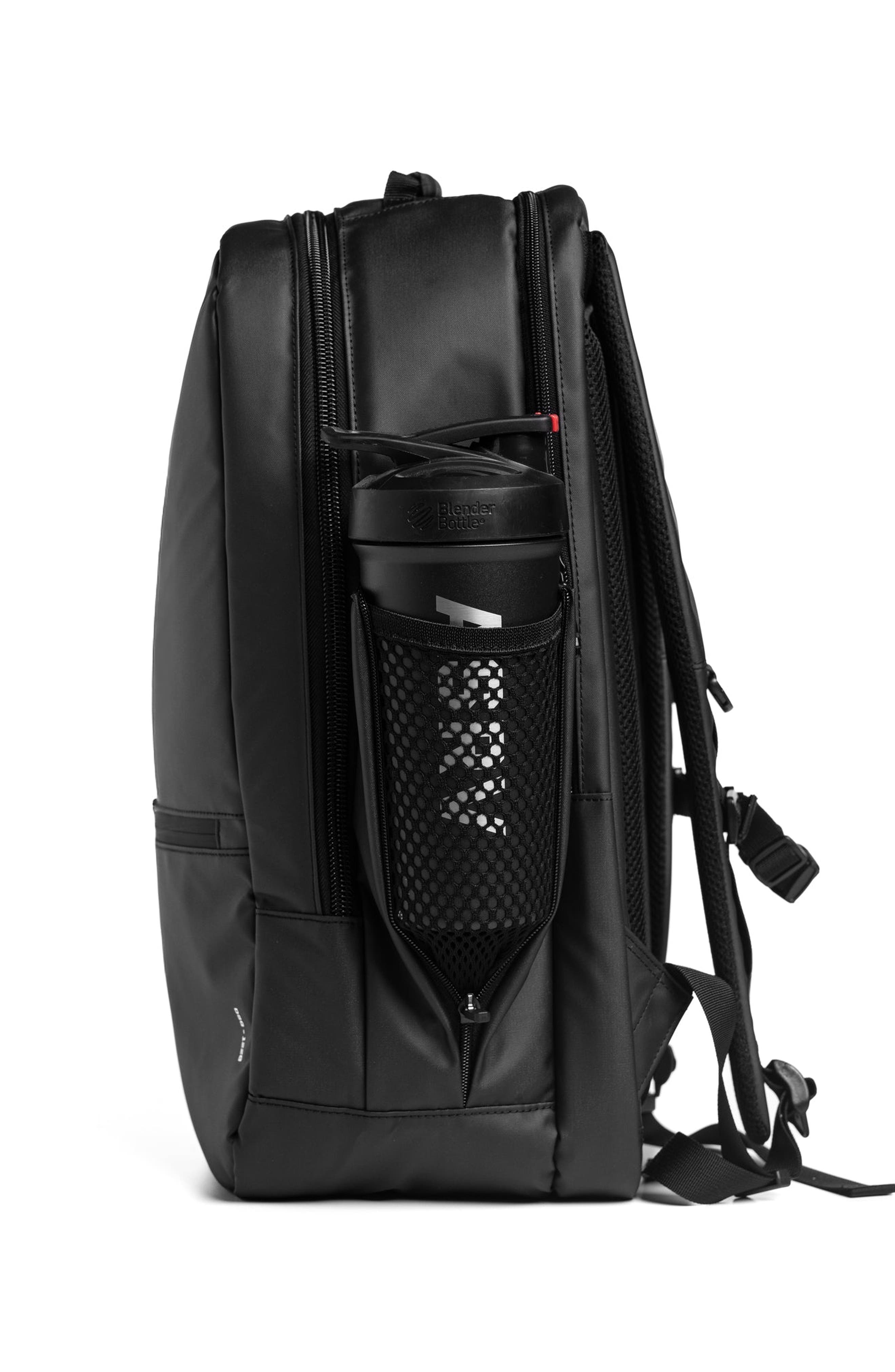 Water Resistant Travel Backpack, Alternate, color, Black