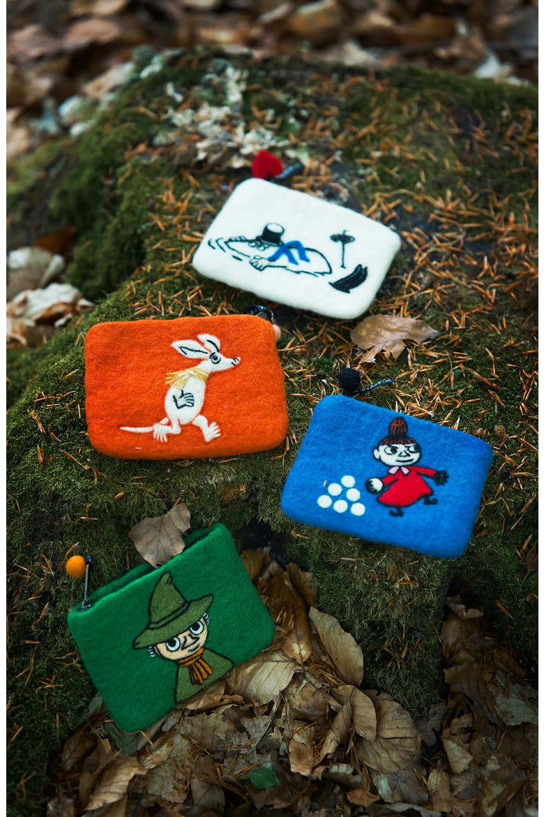 Kids' Sniff Handmade Wool Purse, Alternate, color, ORANGE