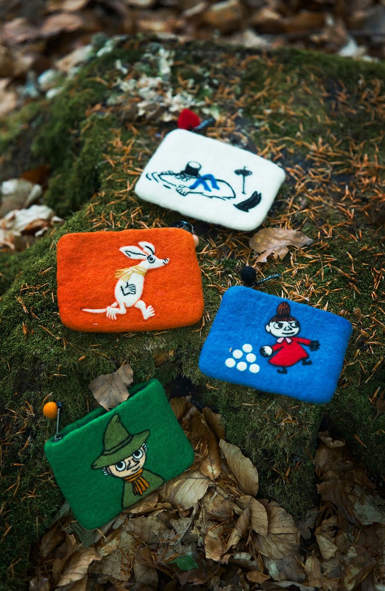 Klippan Kids' Snufkin Handmade Wool Purse, Alternate, color, Green