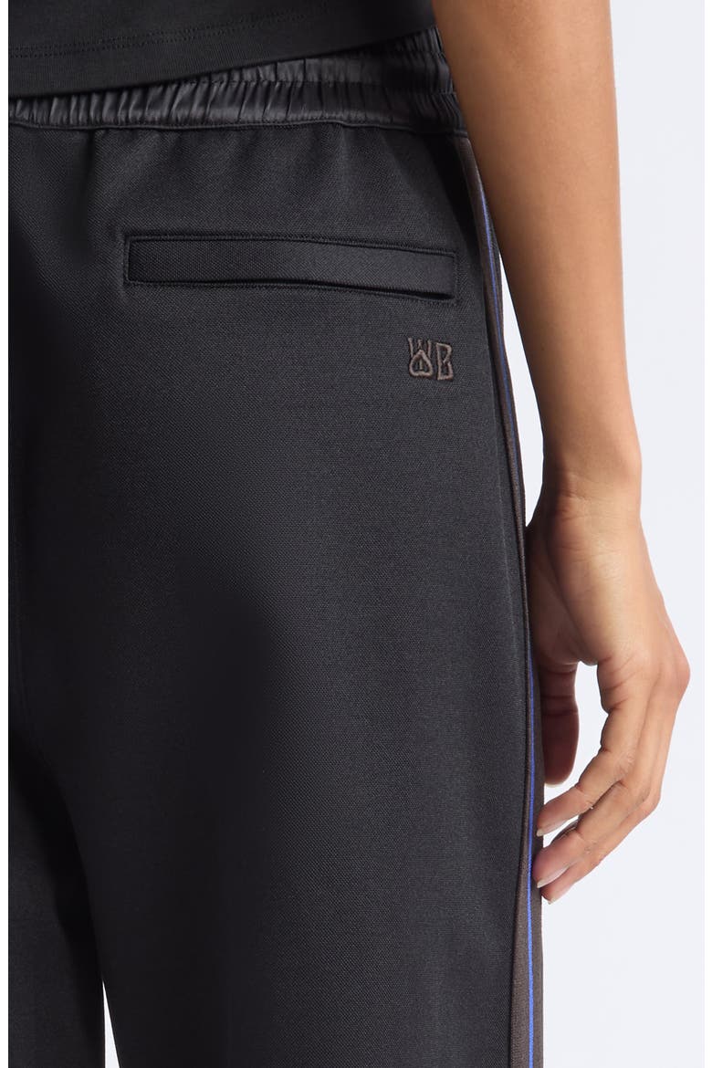 Om Track Pants, Alternate, color, BLACK