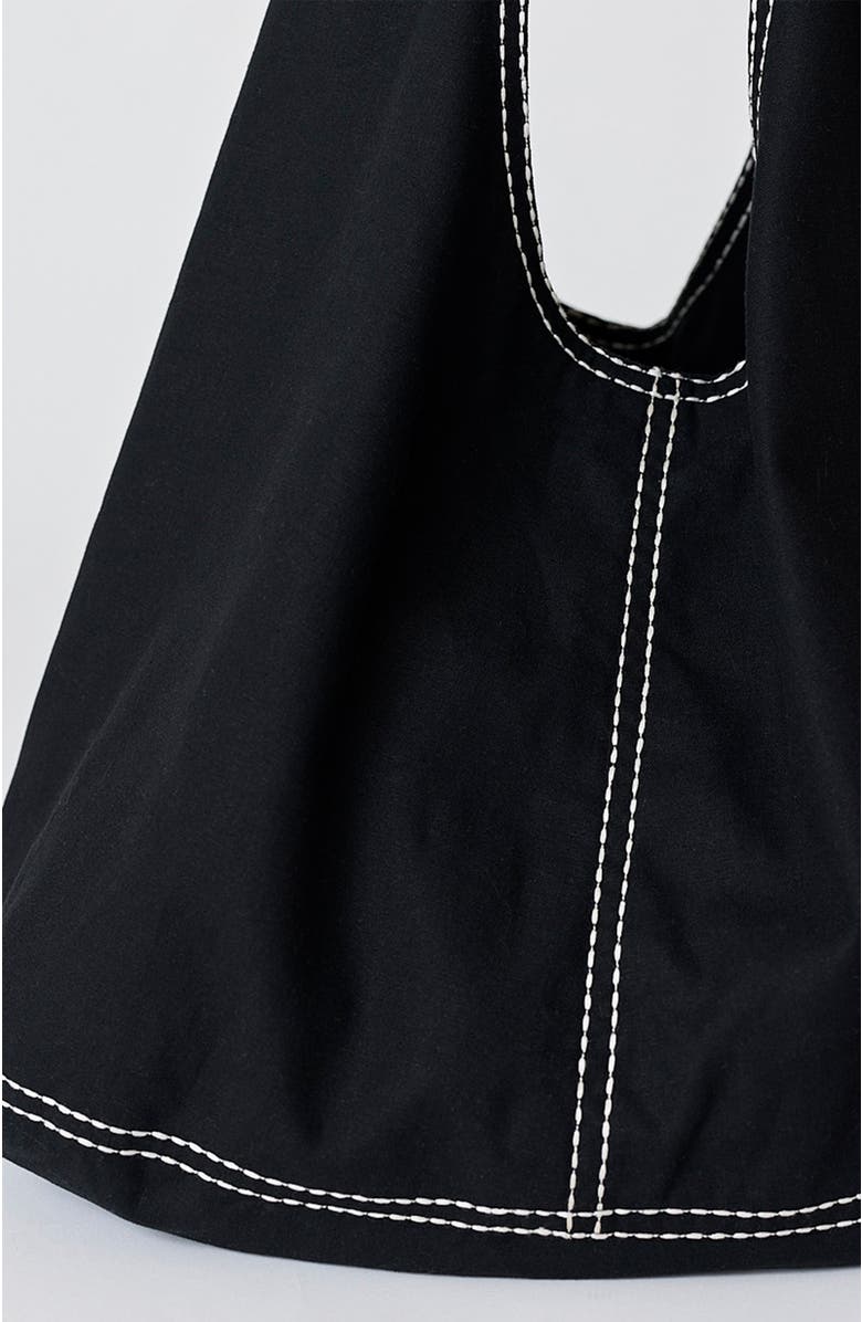 CRESCENT Contrast Stitch Hobo Bag, Alternate, color,