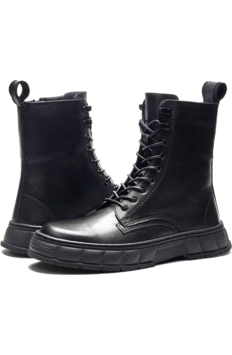 A. Veer Bastion Ankle Boot, Alternate, color, Black Leather
