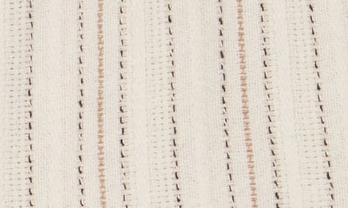 DENIM AND FLOWER DENIM AND FLOWER STRIPE TEXTURED DRAWSTRING SHORTS