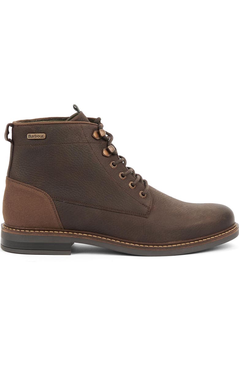 Barbour Deckham Plain Toe Boot, Alternate, color, Mocha