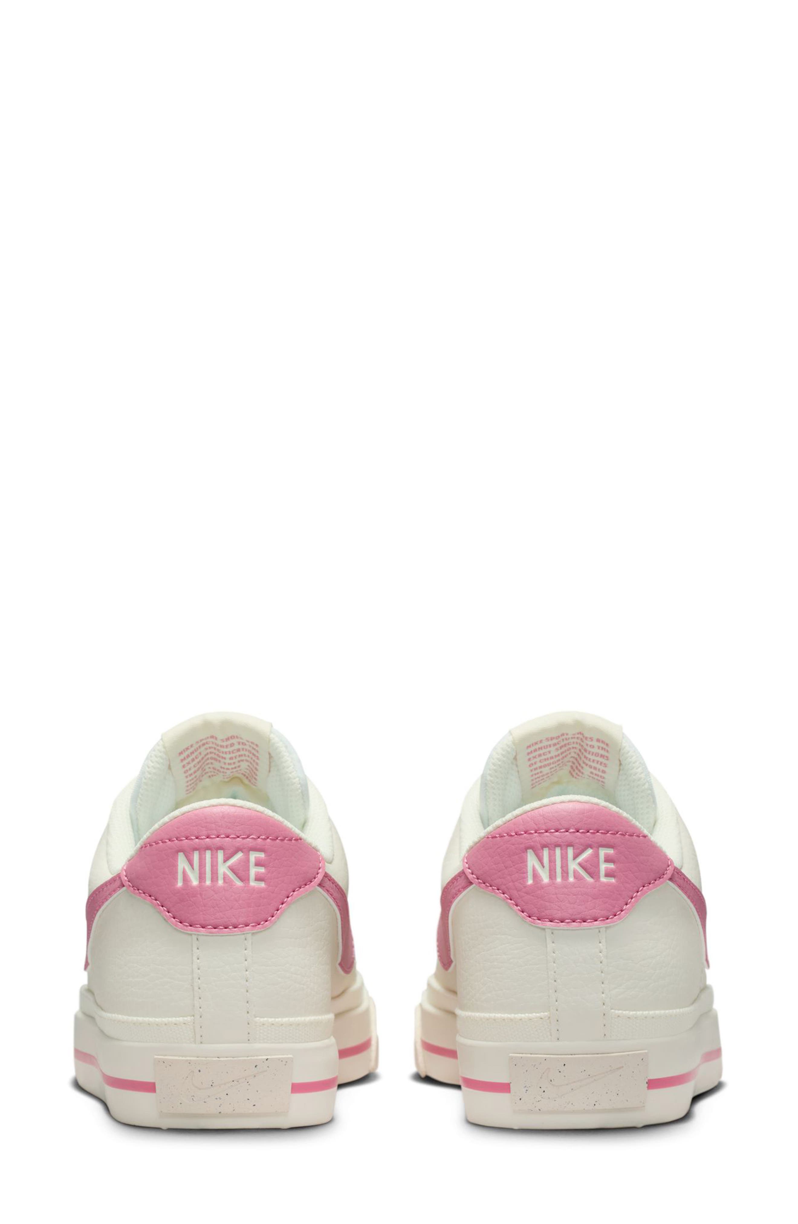 Nike Court Legacy Sneaker, Alternate, color, Pale Ivory/ Peony-Chalk