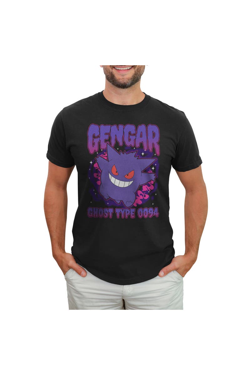POKEMON Men's Pokemon Gengar Ghost Type 0094 Graphic T-Shirt, Main, color, Black