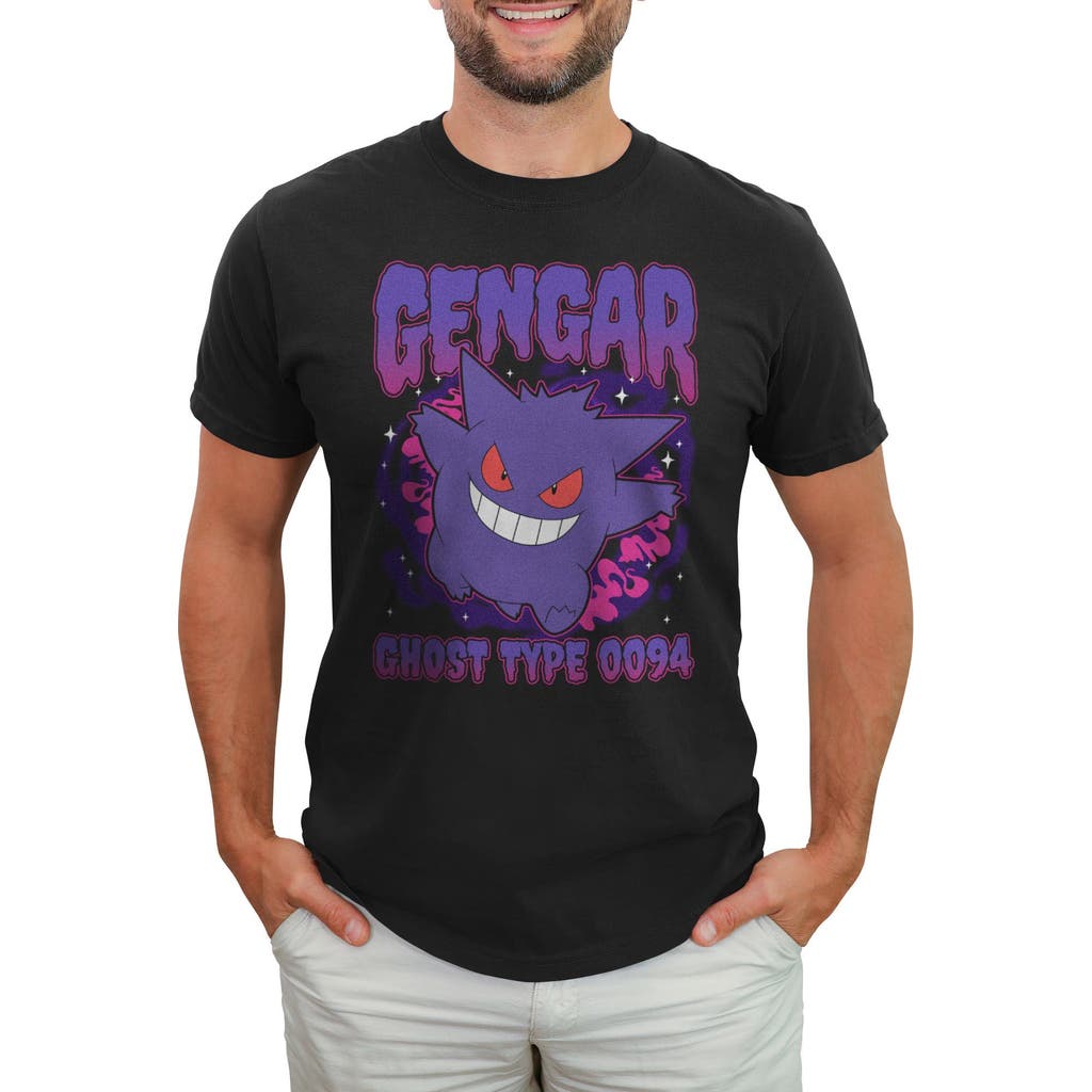 Men's Pokemon Gengar Ghost Type 0094  Graphic T-Shirt in Black  product