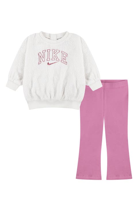 Embroidered Sweatshirt & Flare Pants Set (Baby)
