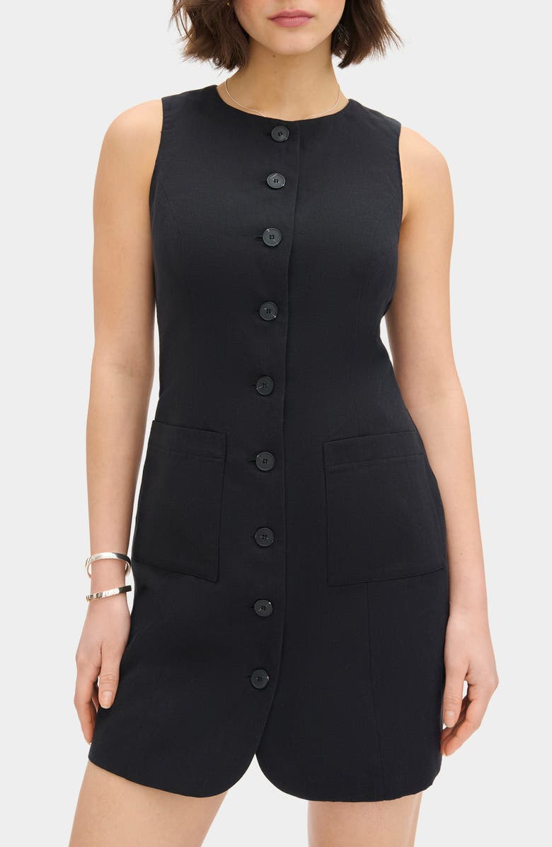 ALIGNE Leah Sleeveless Sheath, Alternate, color, Black