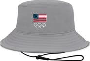FANATICS Men's Fanatics  Gray Team USA Finesse Bucket Hat