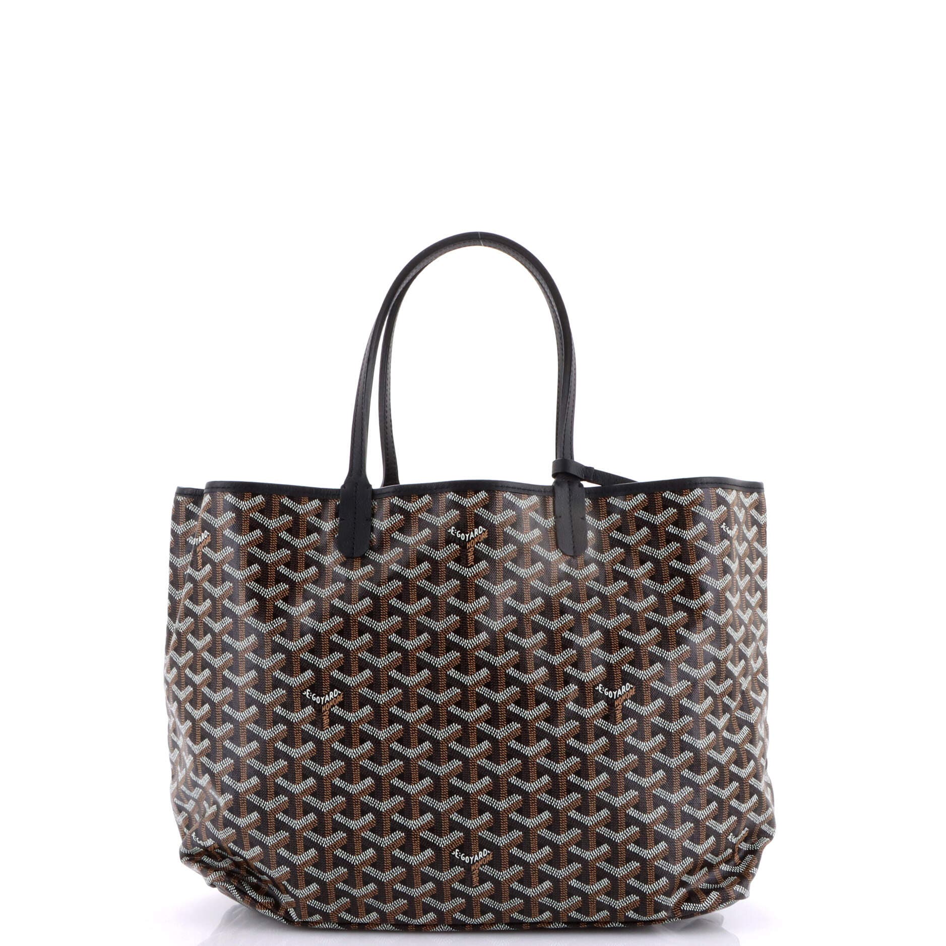 Pre-Owned Goyard Saint Louis Tote Coated Canvas PM, Alternate, color, Black