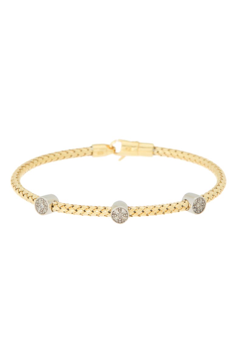 MESHMERISE Diamond Bangle Bracelet - 0.2ct., Main, color, Yellow