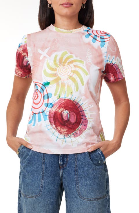 Sketch Cotton Graphic T-Shirt