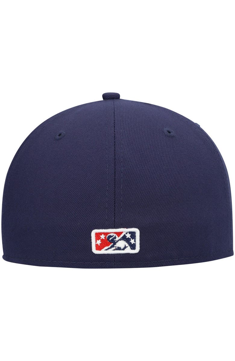 New Era Men's New Era Navy Cedar Rapids Kernels Authentic Collection Team Alternate 59FIFTY Fitted Hat, Alternate, color, Navy