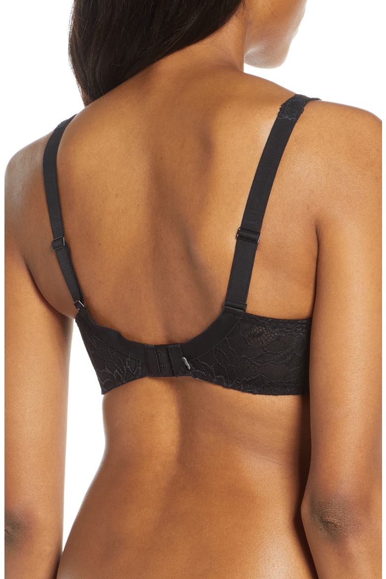 Eden Underwire Nursing Bra, Alternate, color, BLACK
