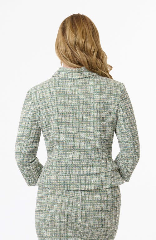 UNIQUE VINTAGE UNIQUE VINTAGE BOUCLE PEPLUM JACKET 