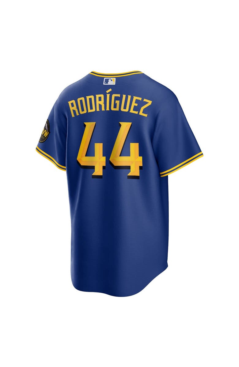 Nike Men's Nike Julio Rodriguez Royal Seattle Mariners 2023 City Connect Replica Player Jersey, Alternate, color, 