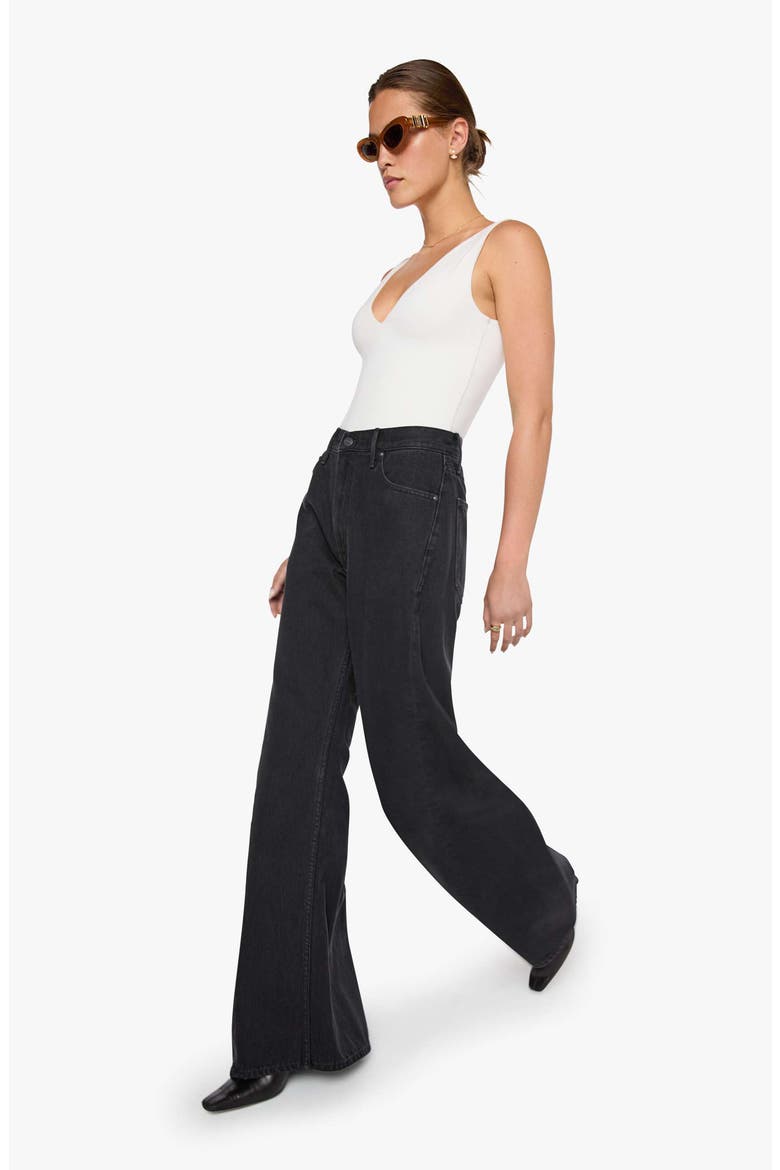 The Lemon Twist Sneak High Waist Wide Leg Jeans, Alternate, color, DINNERS SERVED