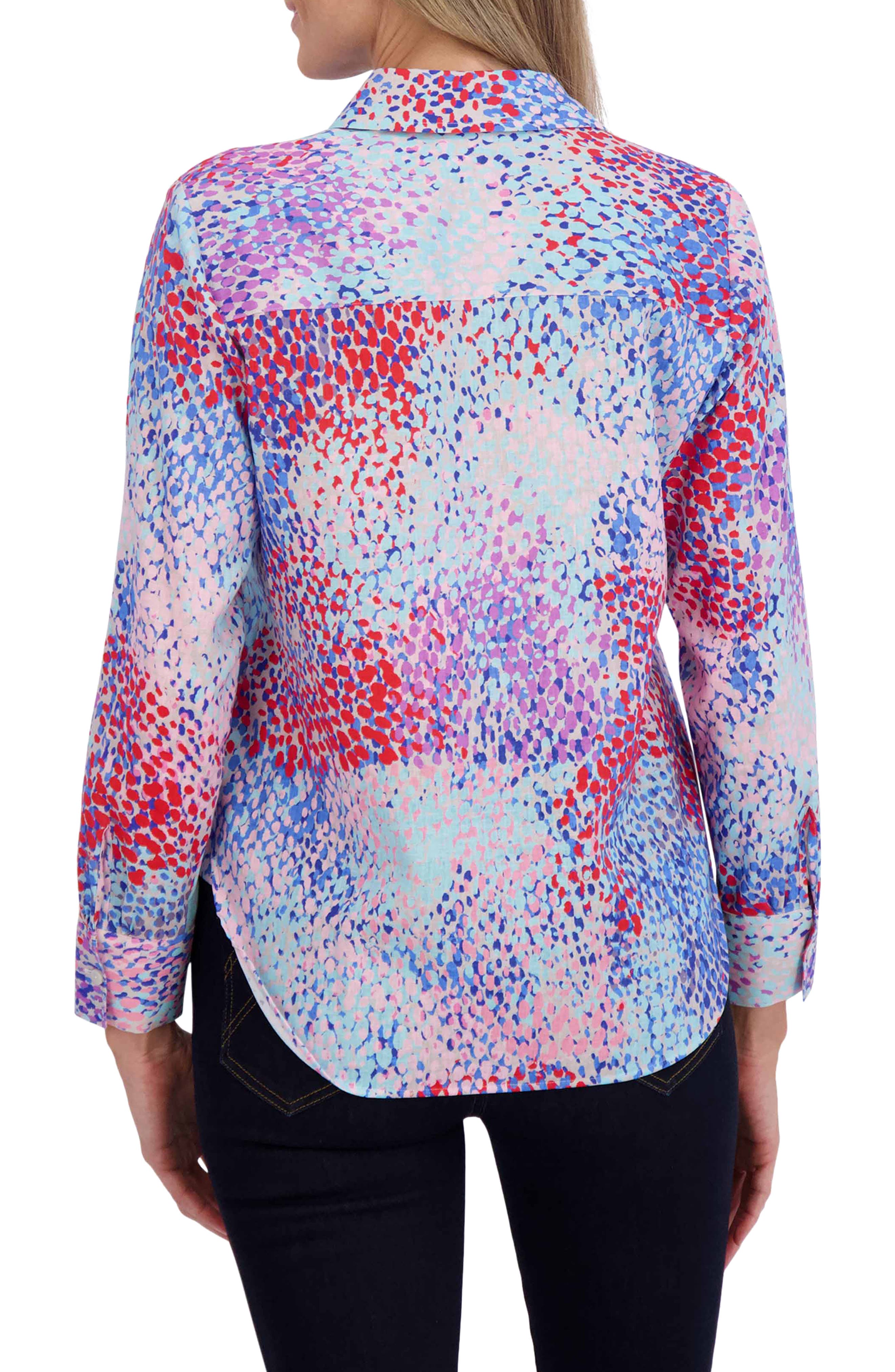 Meghan Multicolor Cotton Button-Up Shirt - image 2